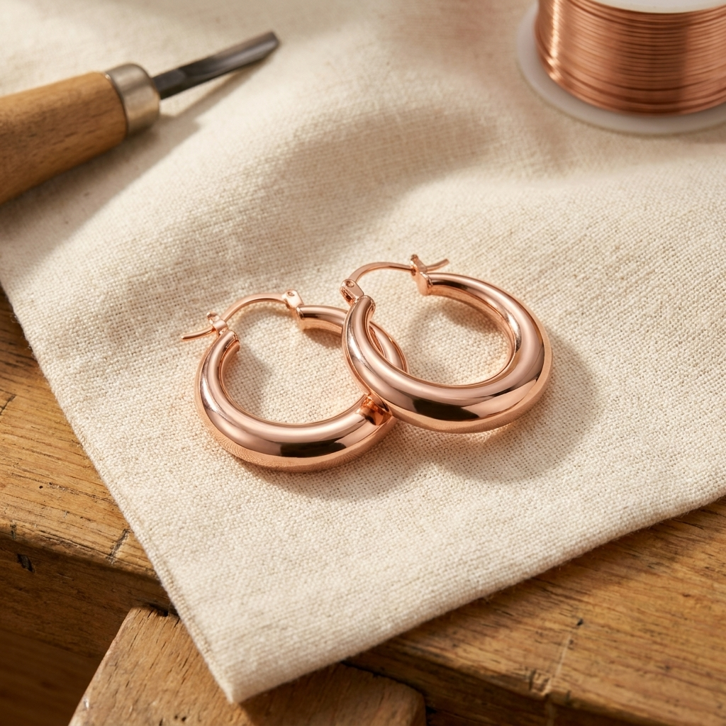 Smith's Marl Copper Earrings