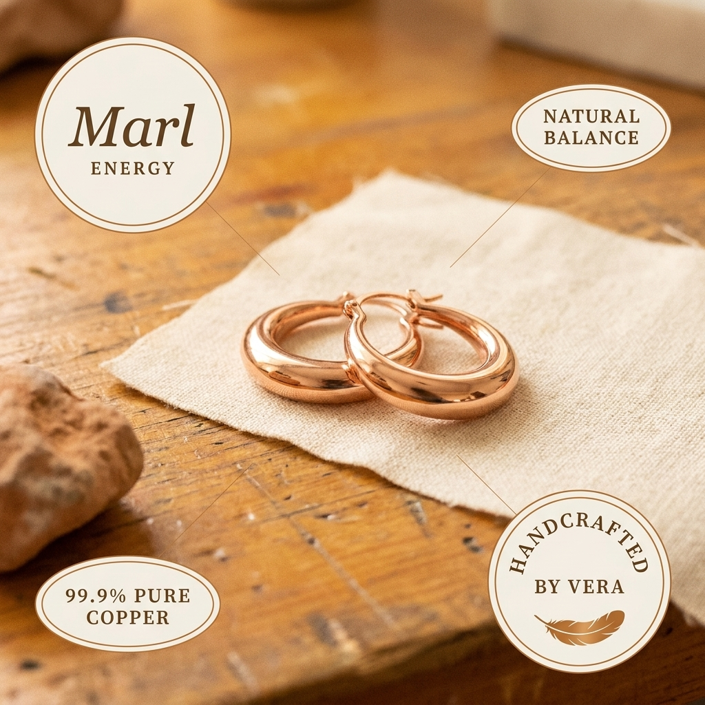 Smith's Marl Copper Earrings